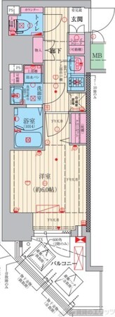 ファーストフィオーレ吹田レガーメの物件間取画像